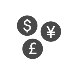 Do transactions in a wide range of currencies